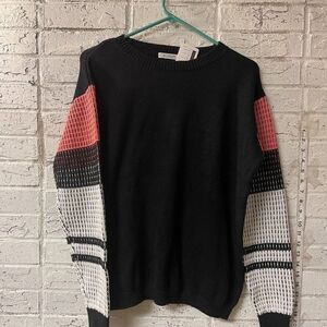 Koitmy Long Sleeve Sweater Pull Over Black Size XL NWT
